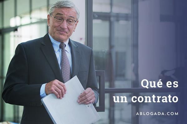 Qué es un contrato